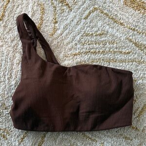 Lululemon Brown One-Shoulder sports bra size 4